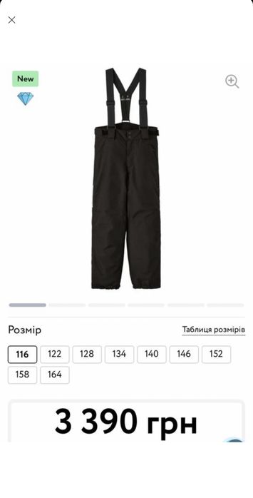 Зимовий комбінезон лижний костюм  name it