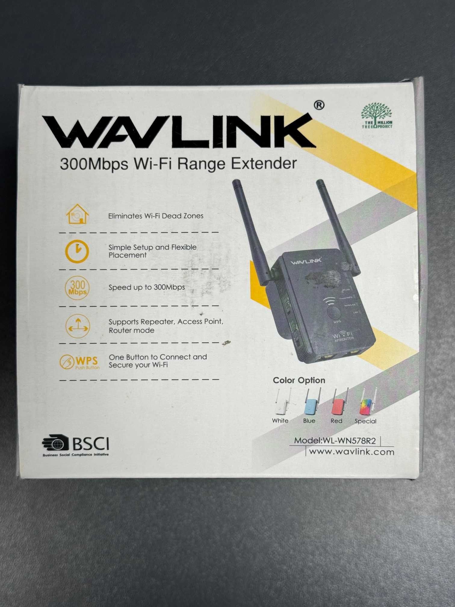 Wzmacniacz sygnału Wi-Fi Wavlink WL-WN578R2