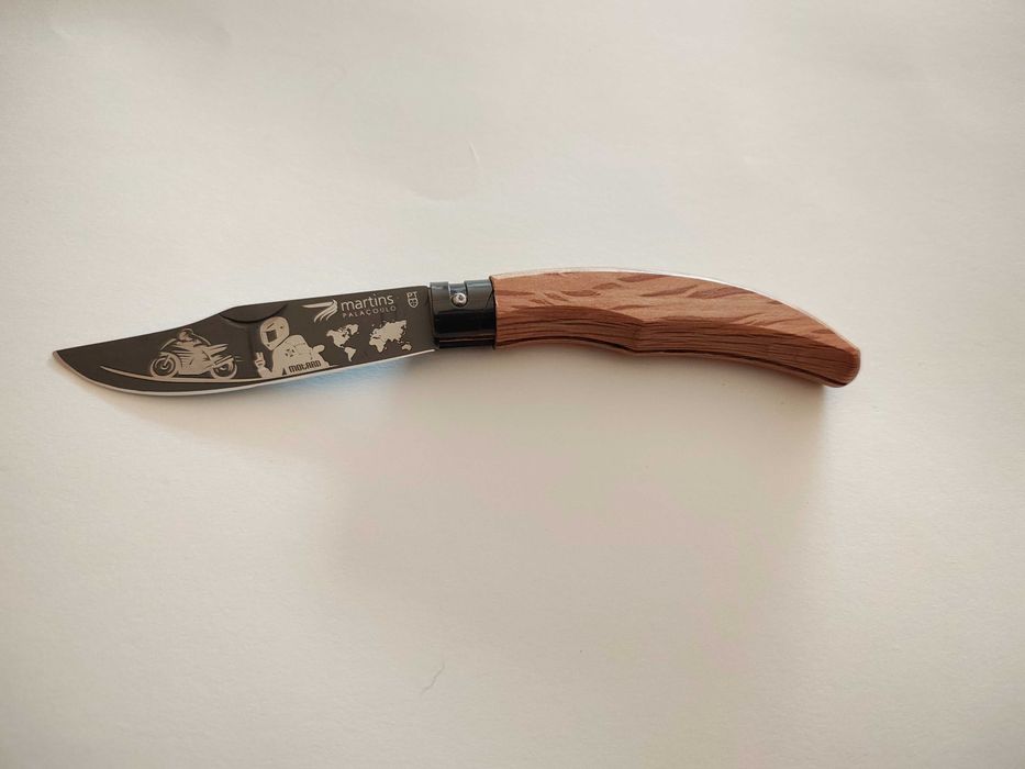Navalha ellegance temática motard full titânio Martins