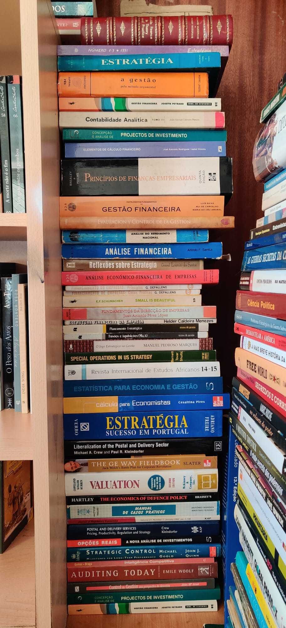 Livros de gestão financeira, estratégia e economia