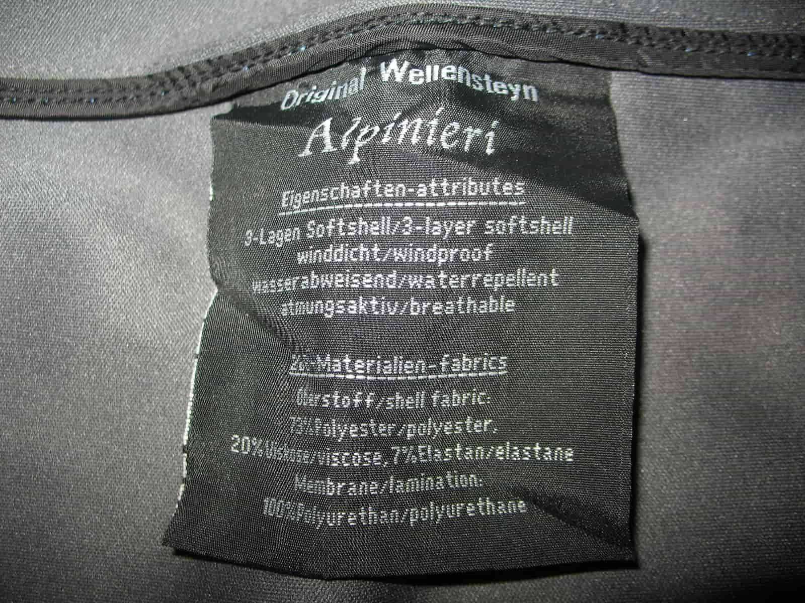 Чоловіча куртка WELLENSTEYN Alpinieri Softshell розмір XXL