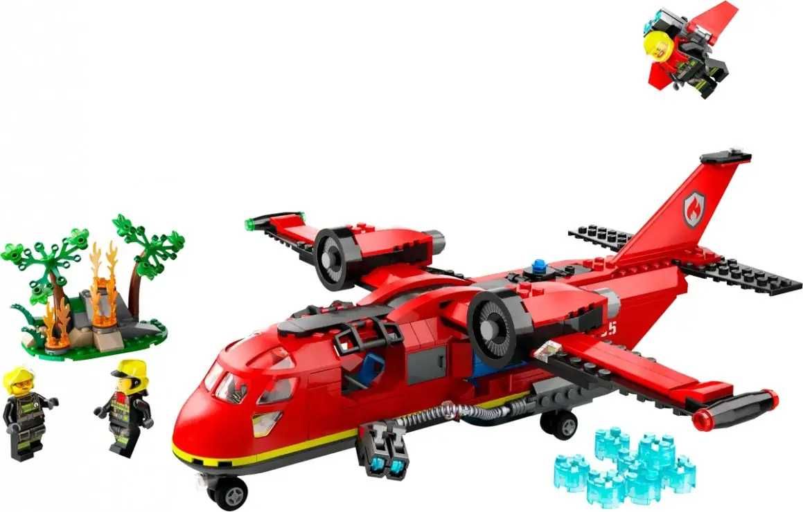 Блоковий конструктор LEGO City Пожежний рятувальний літак (60413)