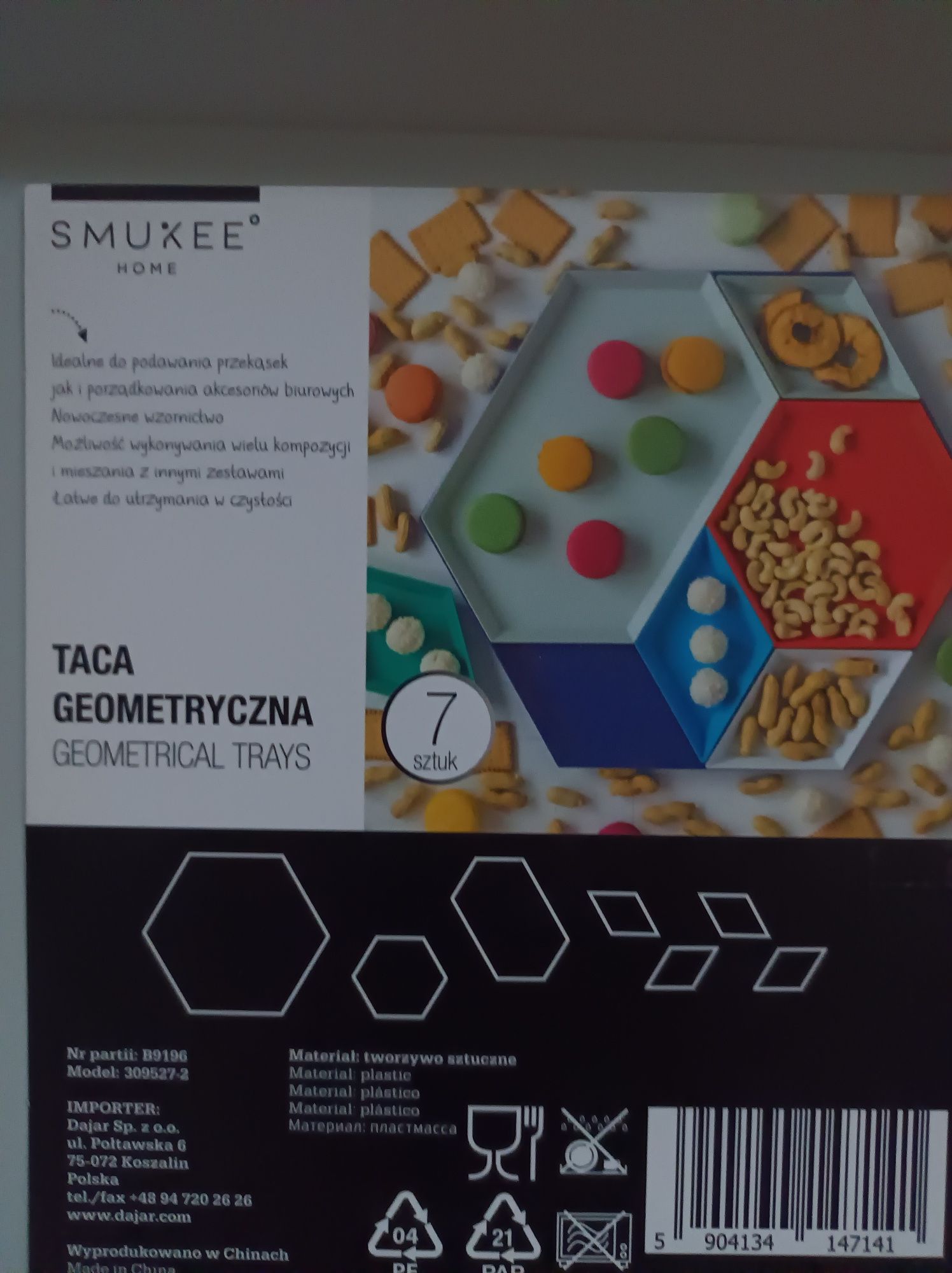 Taca geometrycza - 7 elementów