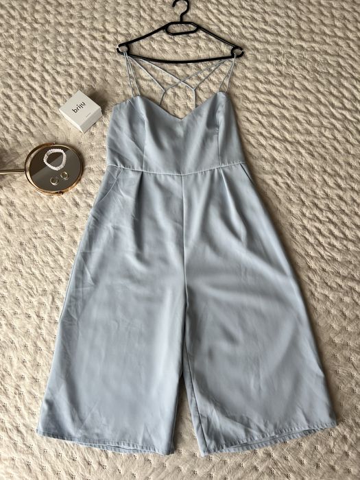 Błękitny kombinezon XXL 16 44 New look