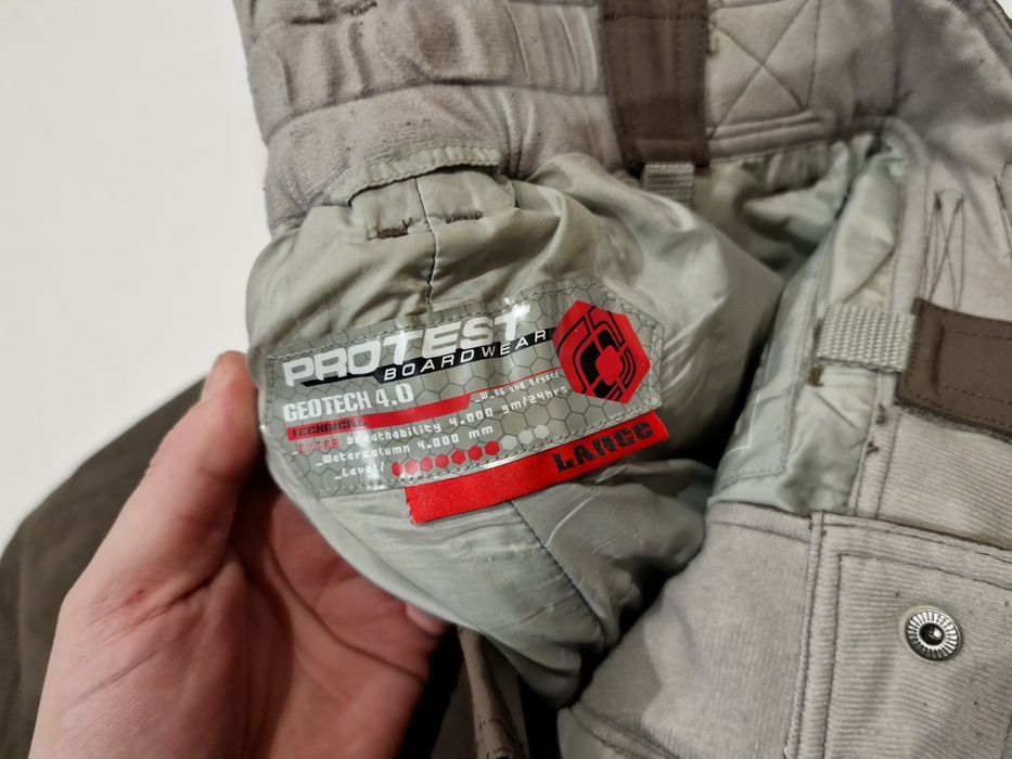 Spodnie Protest narciarskie snowboardowe zimowe ocieplane roz,L,50,52