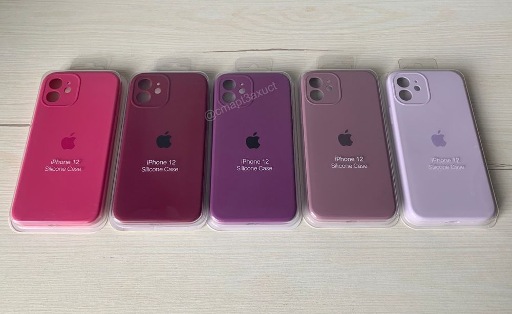 чехол Silicone case full iphone 12 силиконовый Apple 12