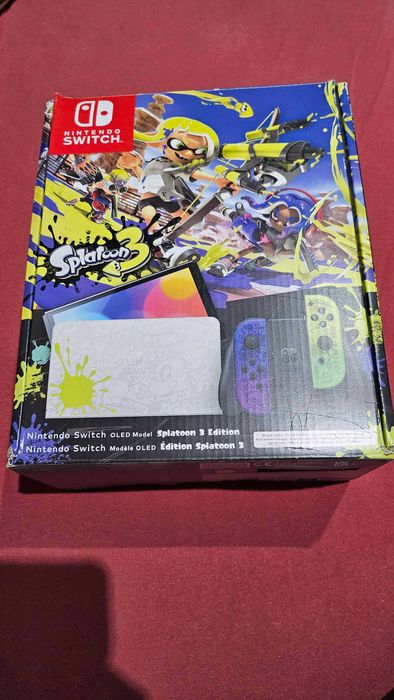 Nintendo Switch Oled Splatoon 3 edition + Mario kart 8
