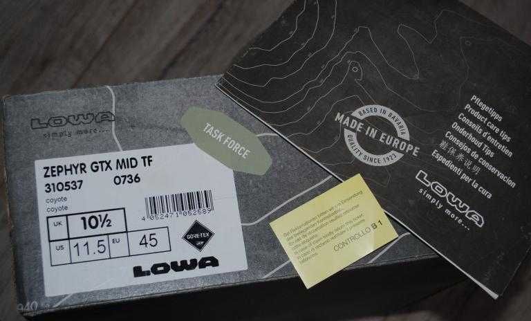 Черевики Lowa Zephyr GTX MID TF Coyot трекінгові тактичні 45р Берці.
