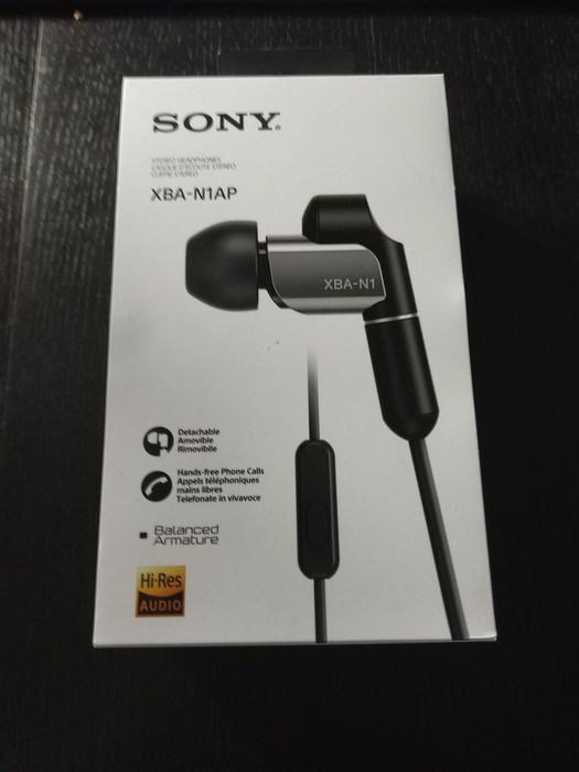 Sony XBA-N1AP 4hz-40khz Hi-Res Audio złączę MMCX - rzadki egzemplarz