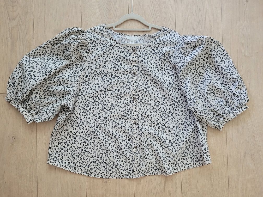 Bluzka H&M XXL 44/46 bufiaste rękawy