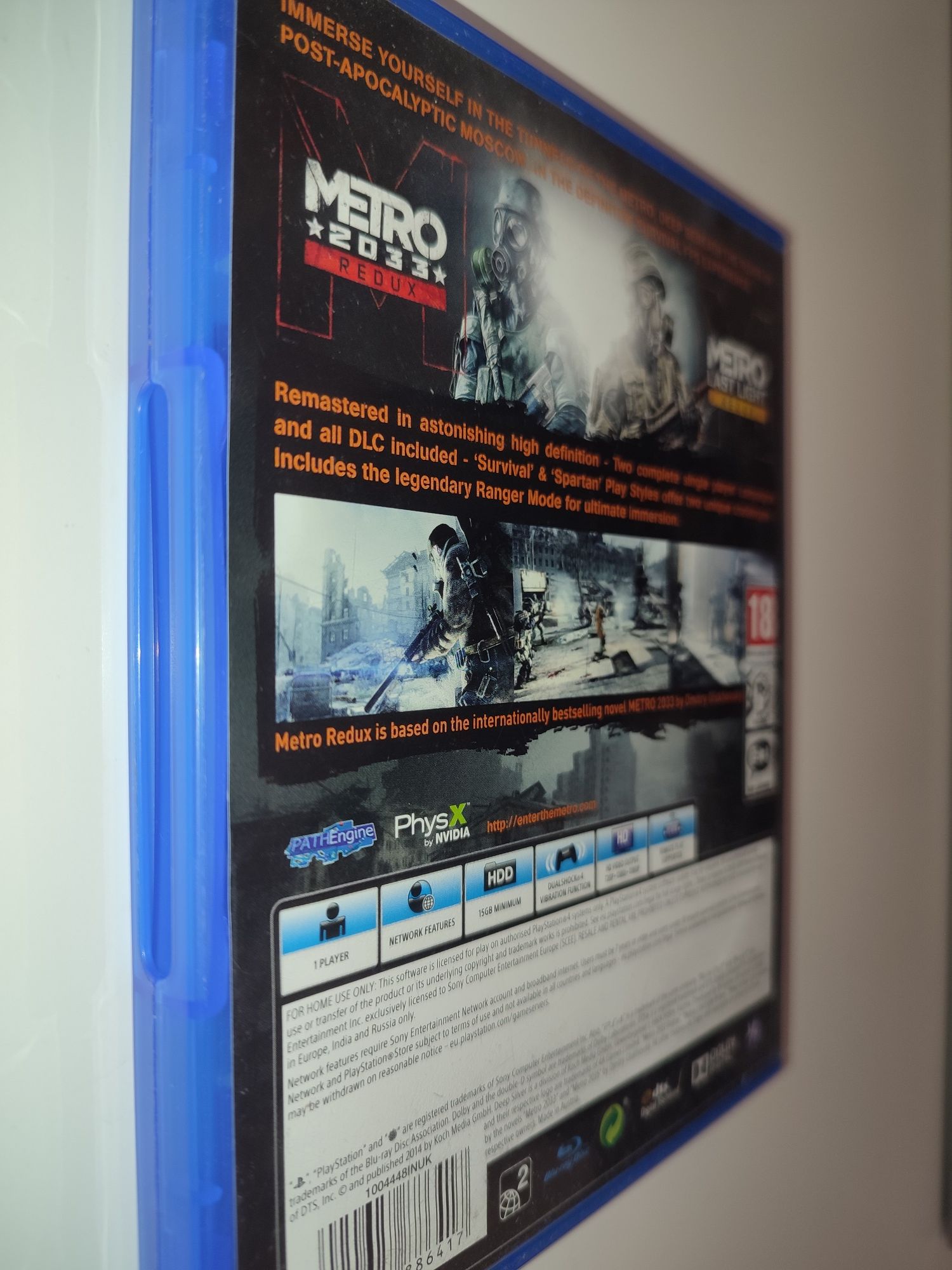 Gra Ps4 Metro Redux PL gry PlayStation 4 UFC Mafia Sniper GTA V GOW GT