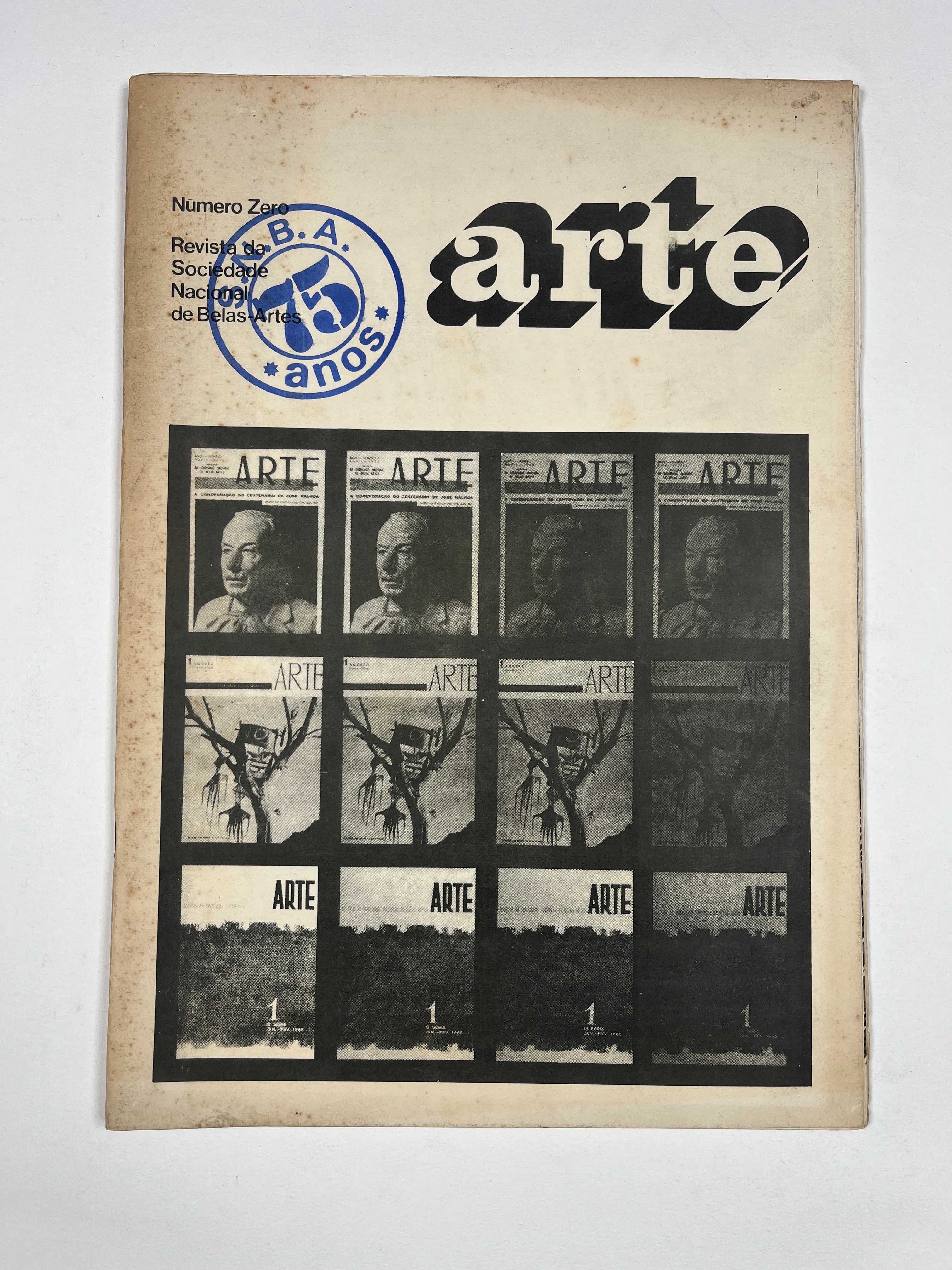 Revista Número Zero Arte Sociedade Nacional Belas Artes 1976