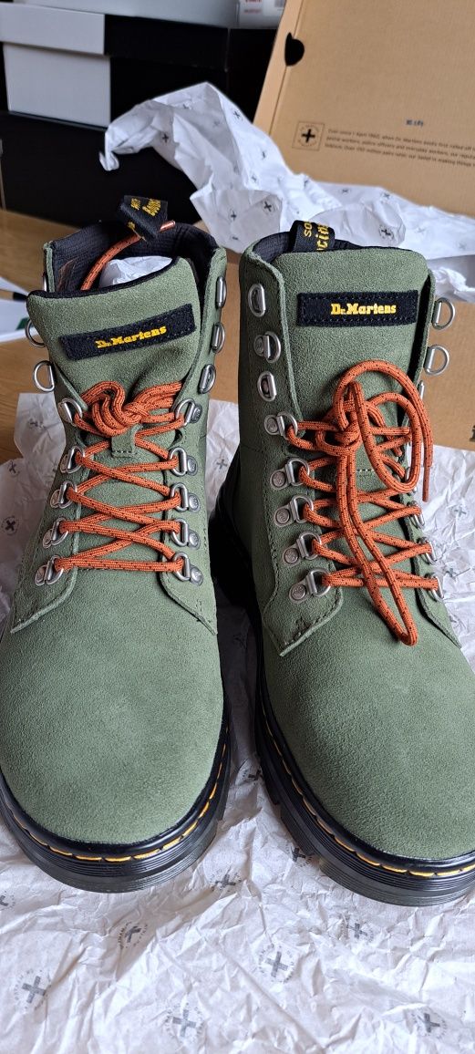 Nowe buty Dr Martens Combs Khaki Green