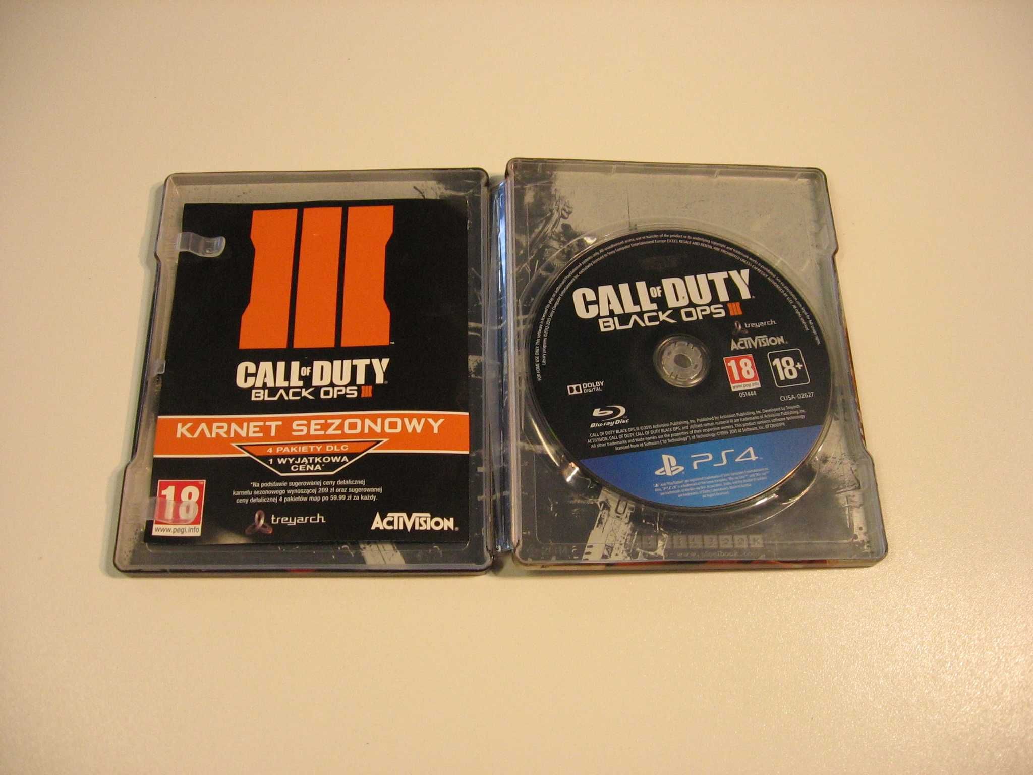 Call of Duty Black Ops III 3 Steelbook - GRA Ps4 - Opole 2784