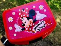 Śniadaniówka pojemnik na śniadanie Myszka Minnie nowy Wyprzedaż !