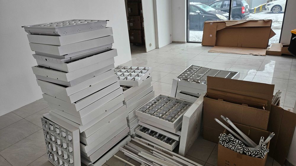 Lampa rastrowa oprawa rastrowa kasetonowa 60x60