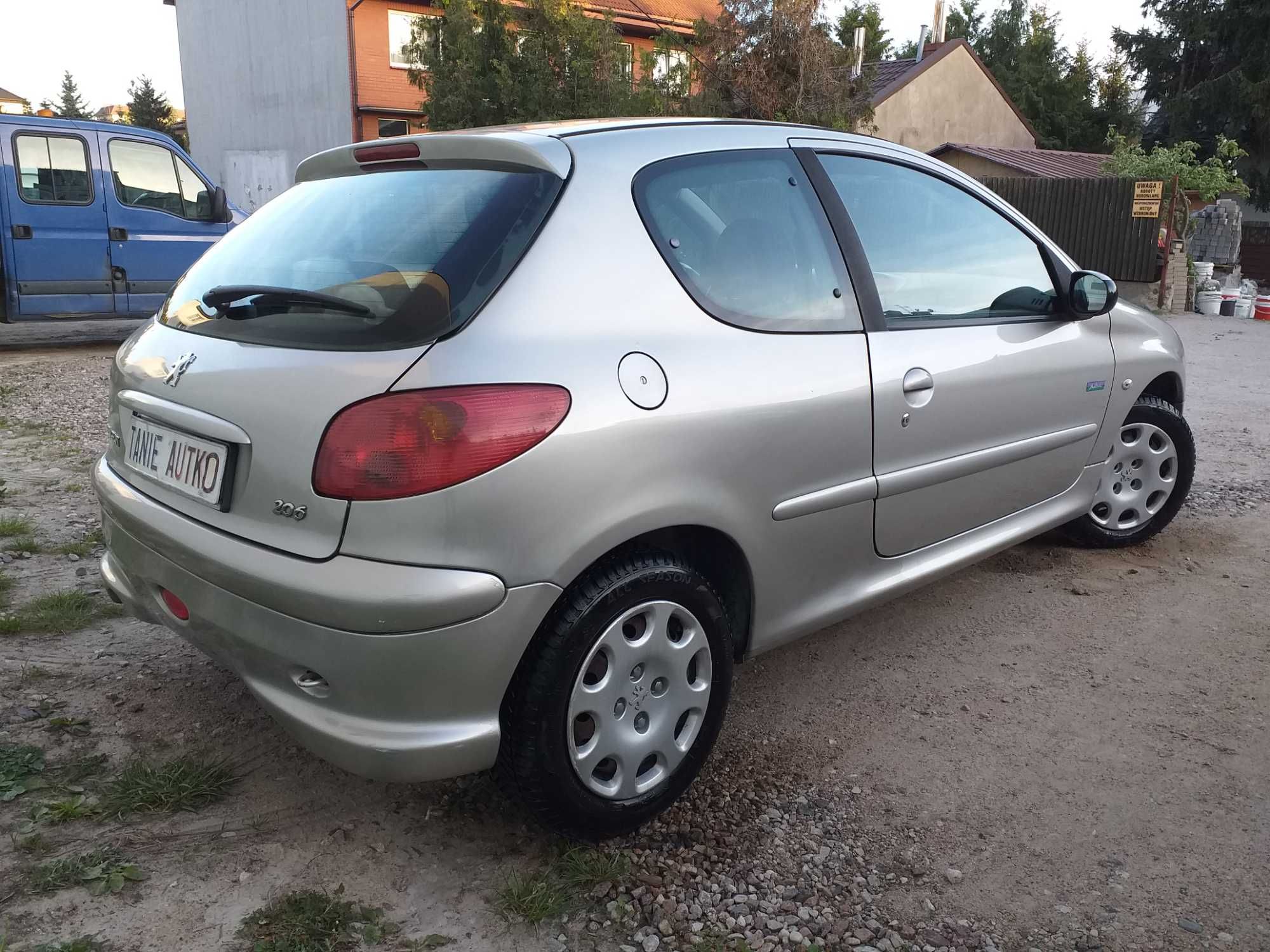 PEUGEOT 206,1.4 benzyna,klima, miejskie autko z niskim spalaniem,2005r