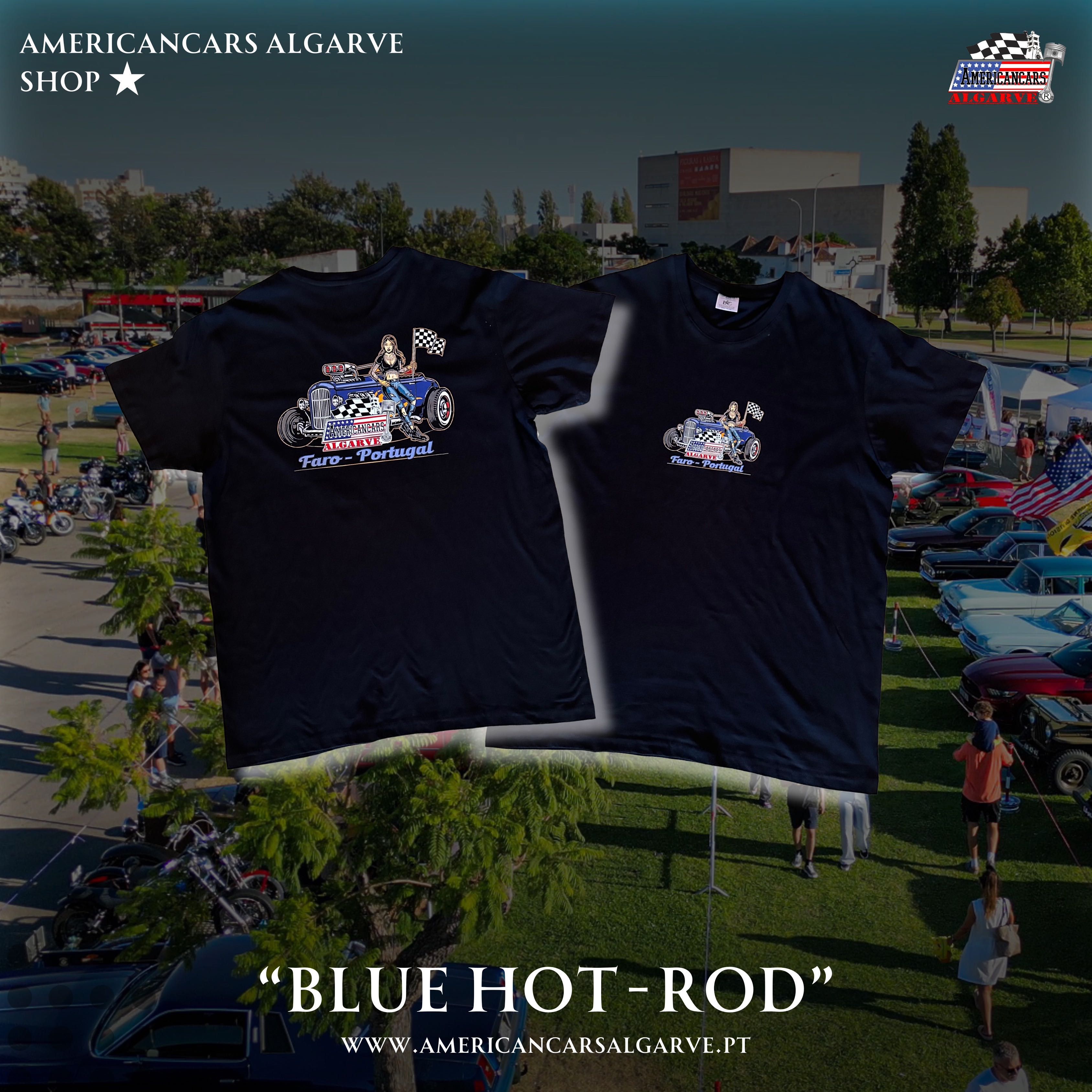 Camisa havaiana Americancars Algarve Classic Logo