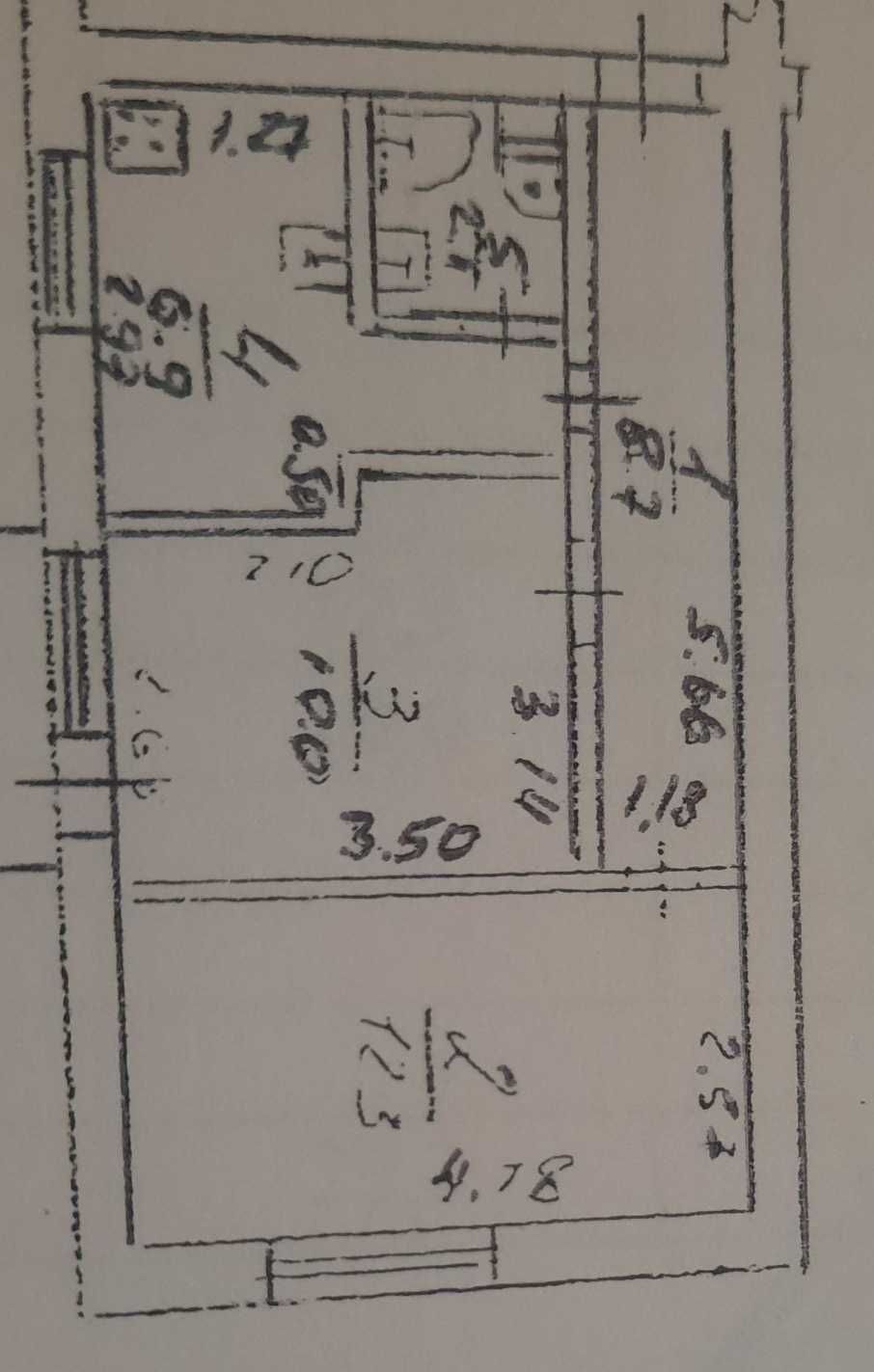 Продажа 2х-комнатной квартиры. С ремонтом. Район Площади Фестивальной