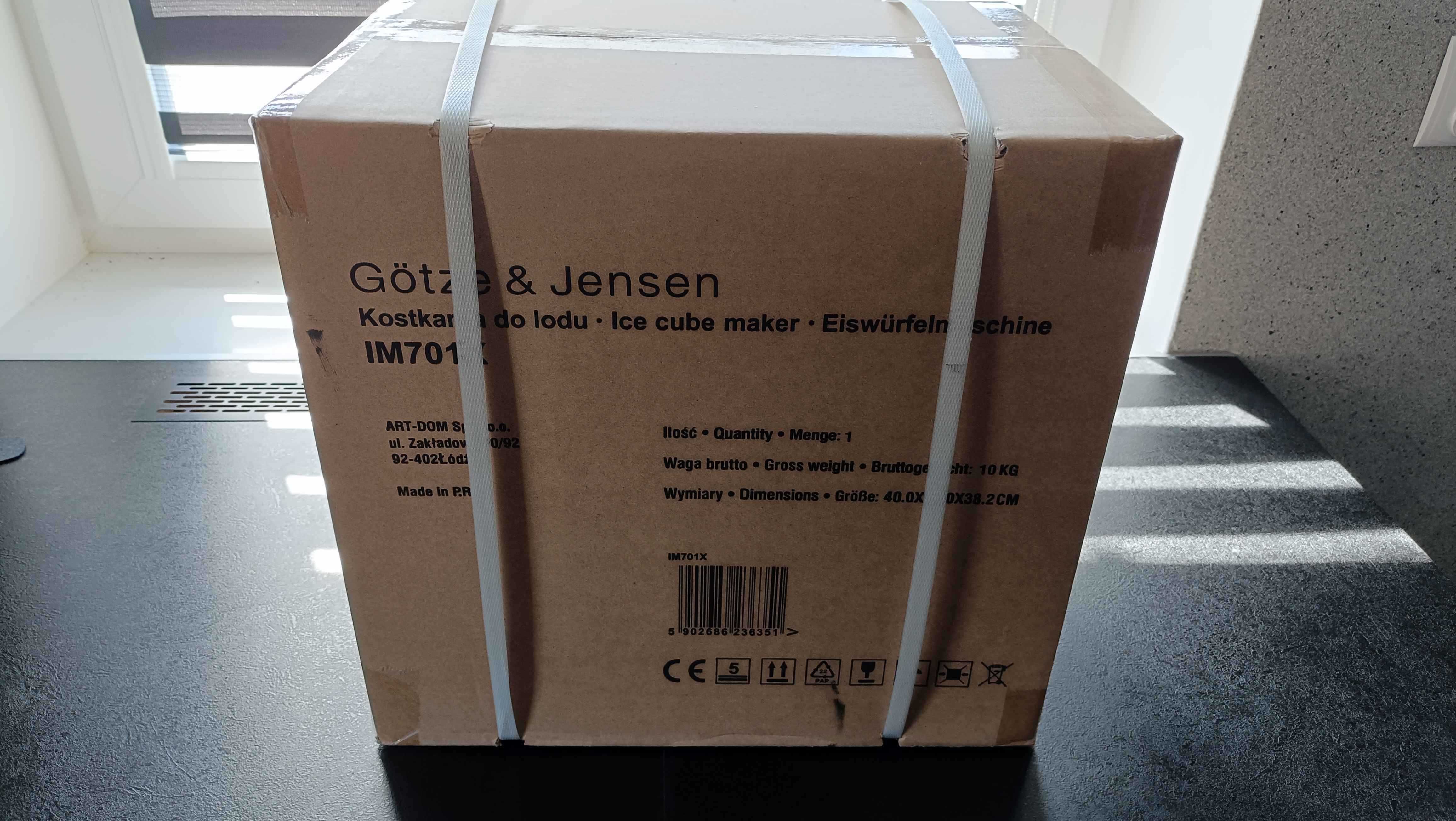 Kostkarka do lodu GÖTZE & JENSEN IM701X Inox Pojemnik 2.2 L