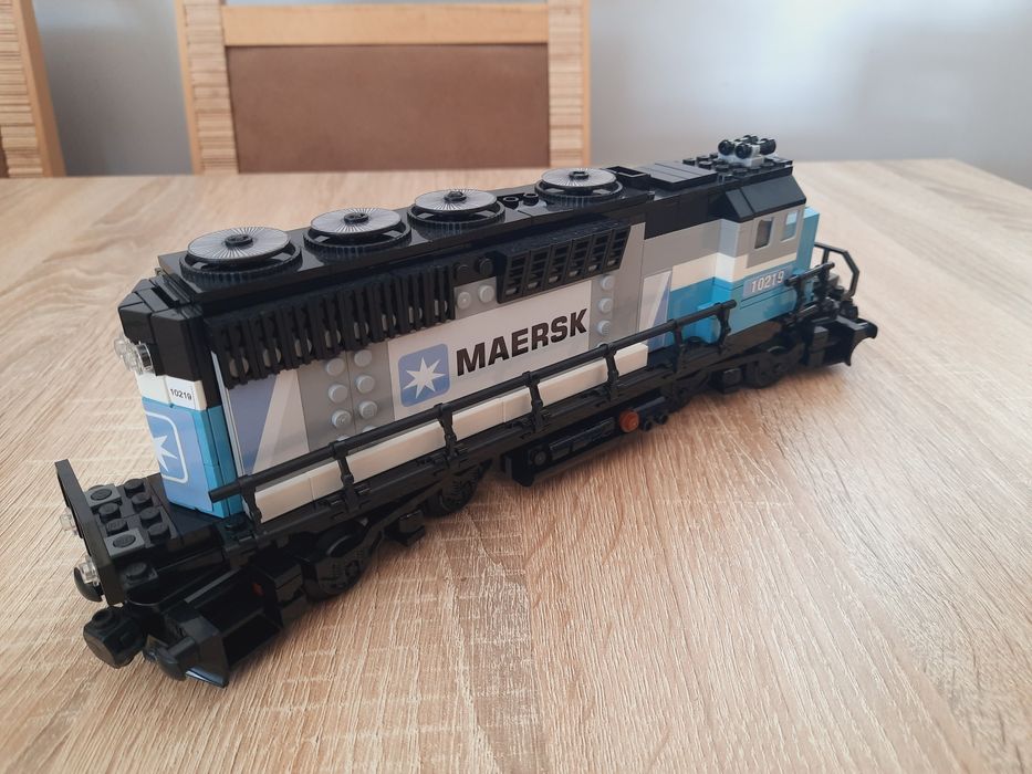 Lego 10219 Maersk pociąg lokomotywa unikat