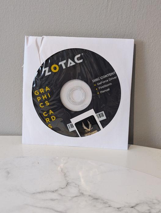 Płyta sterowniki graficzne ZOTAC GeForce FireStorm  Manual NOWE