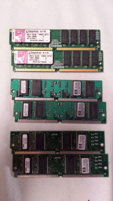 Memórias pc 133+DDR 1+DDR 2