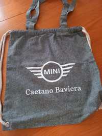 Saco Mini (Caetano Baviera) Tecido Cinza