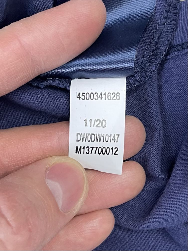 Tommy Hilfiger Jeans футболка M размер женская синяя сизая