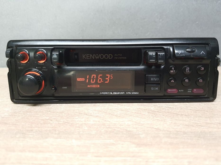 Radio samochodowe Kenwood Retro, klasyk, BMW Mercedes Audi KRC-252D