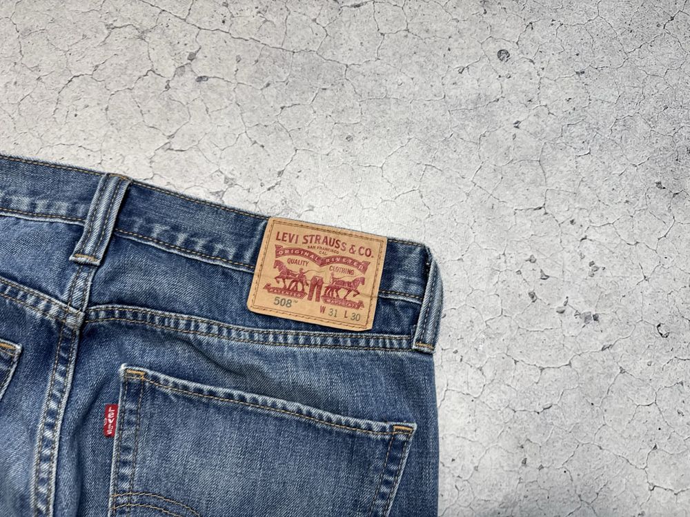 Мужские Джинсы Levis Strauss 508 31x30 Оригинал Идеал Светлые