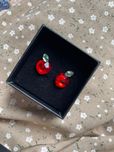 Swarovski kolczyki Apple jabłko jabłuszka nowe