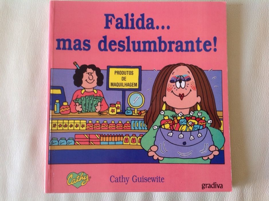 Livros Banda Desenhada Cathy Guisewite, Gradiva (Volumes 4, 9 e 12)