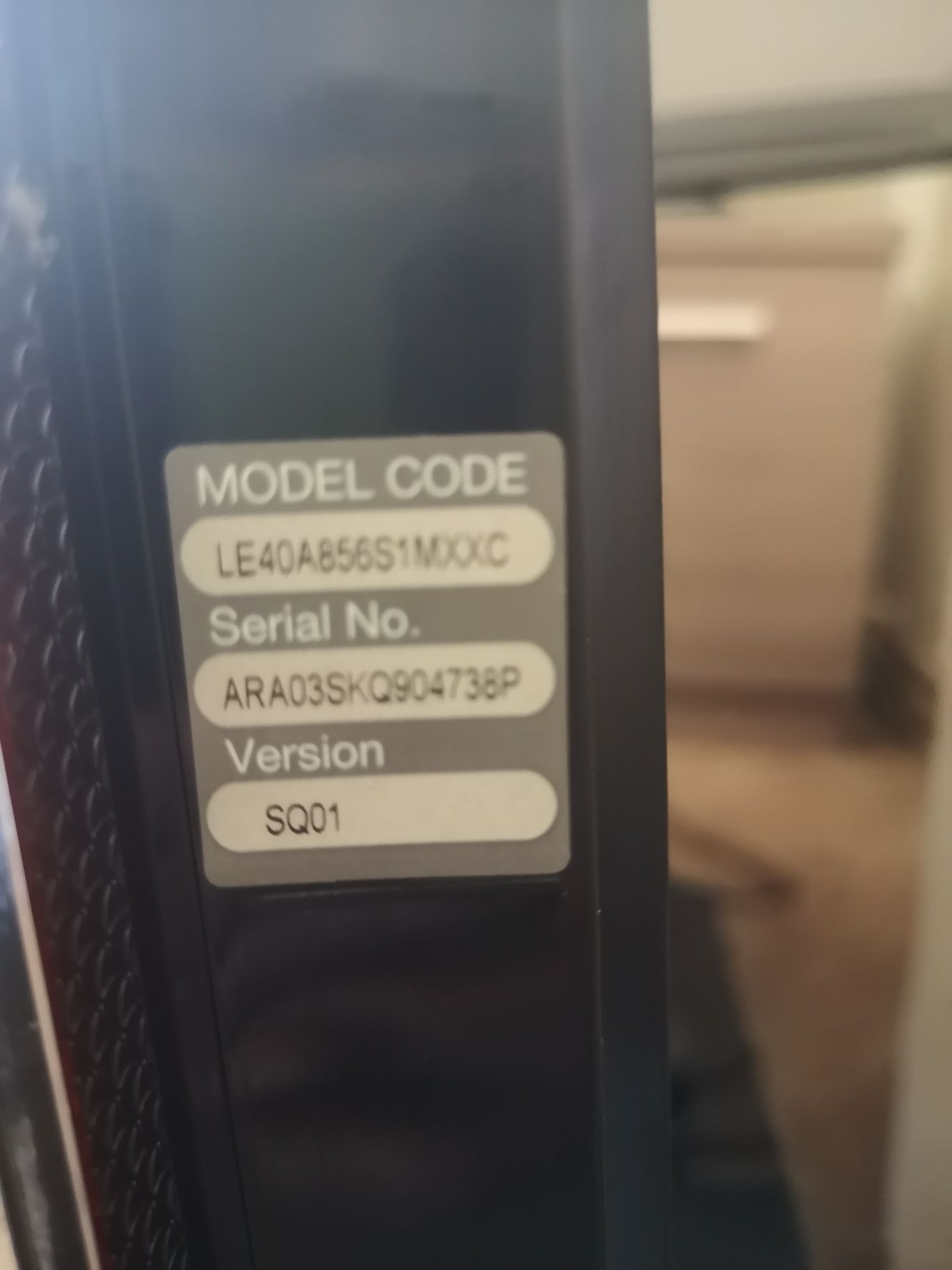 Tv Samsung LE0A856S1MXXC