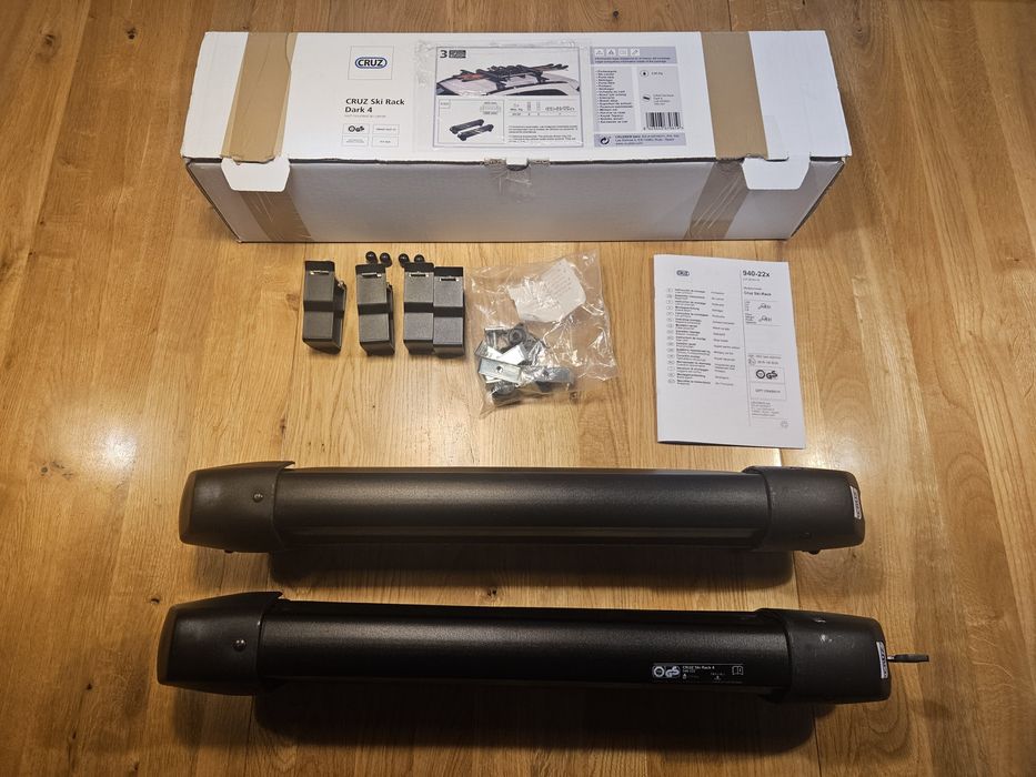 Bagażnik na narty CRUZ Ski Rack Dark 4