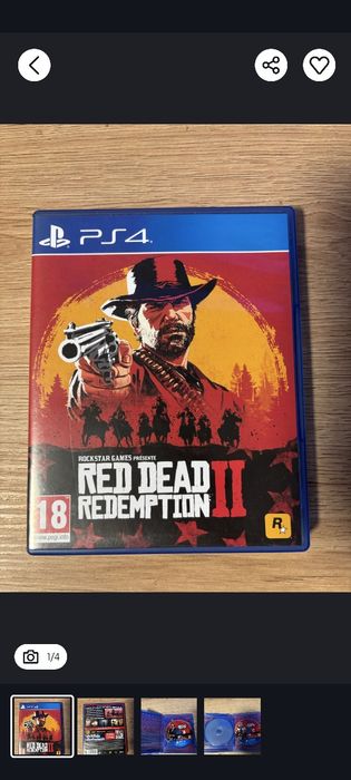 Gra red dead redemption 2 ps4