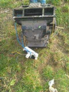 Торпеда Опель Вектра+ печка из испарителем кондиционера