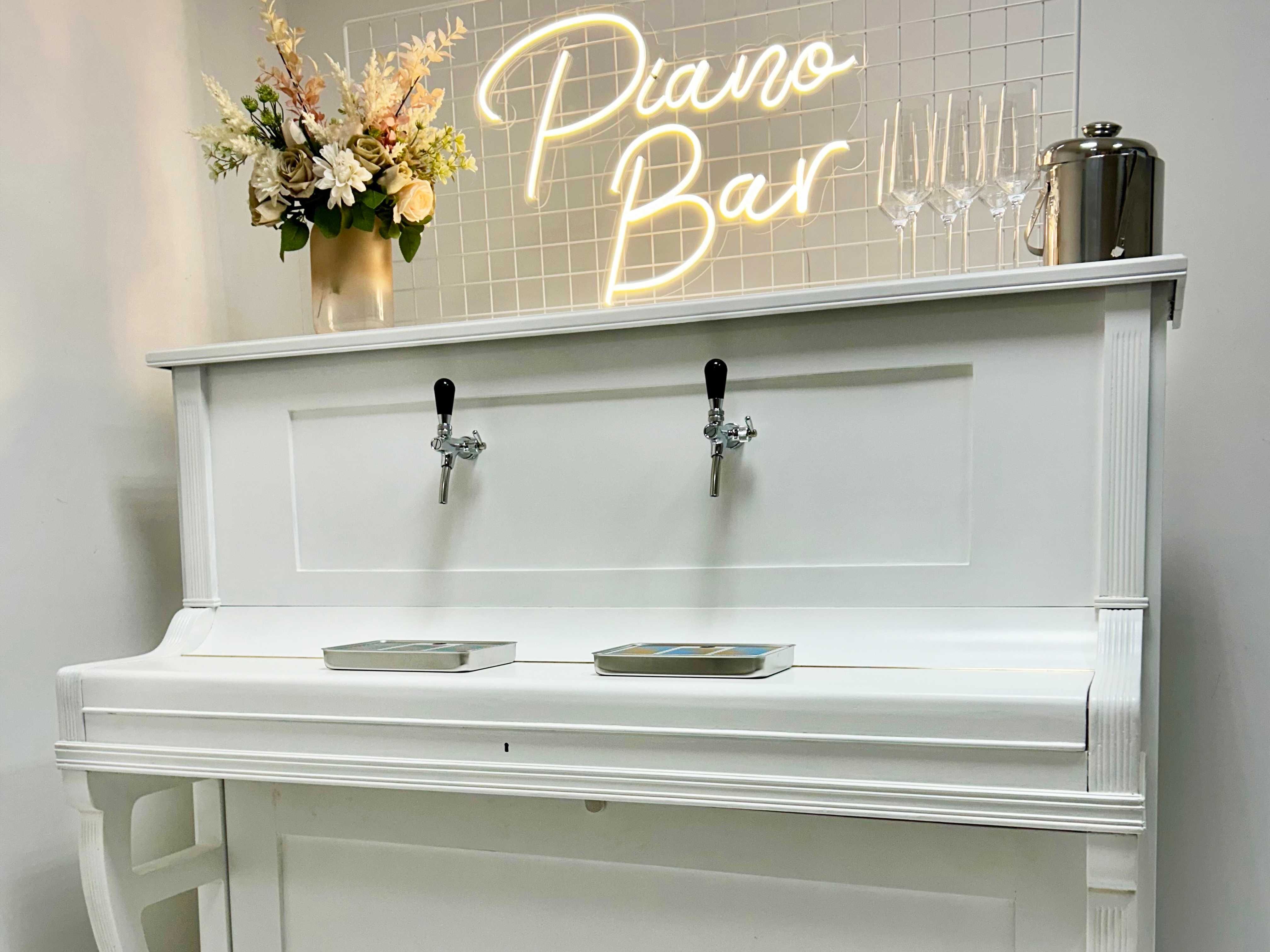 Piano Bar Mobilny Prosecco Pianino Boho na Wesele Ślub Event Producent