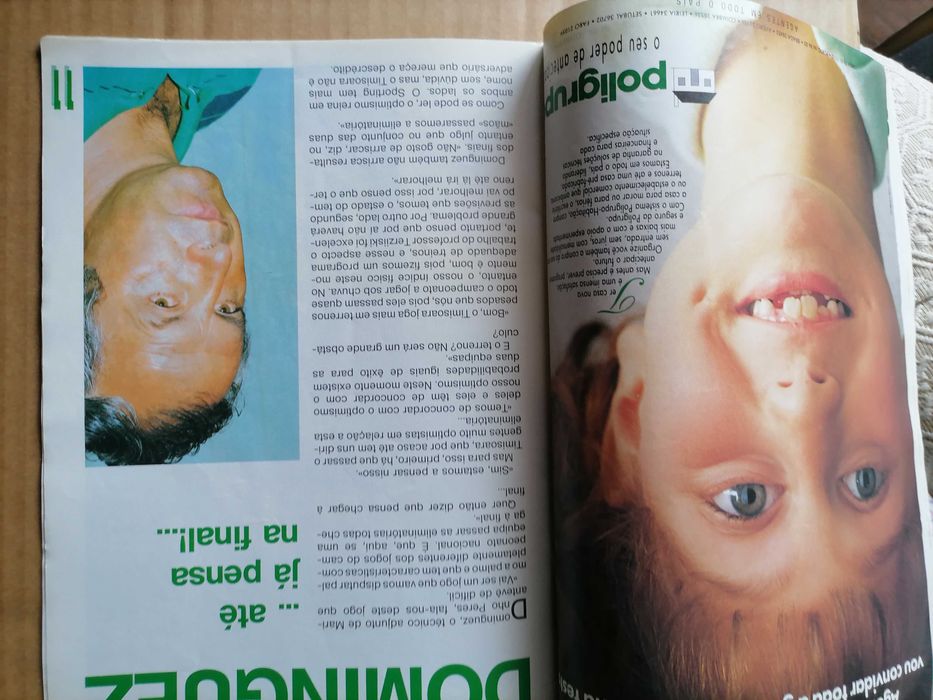 Programa SPORTING vs Timisoara  TAÇA UEFA Alvalade 1990