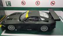 1/18 garagem c luz led grande comprida