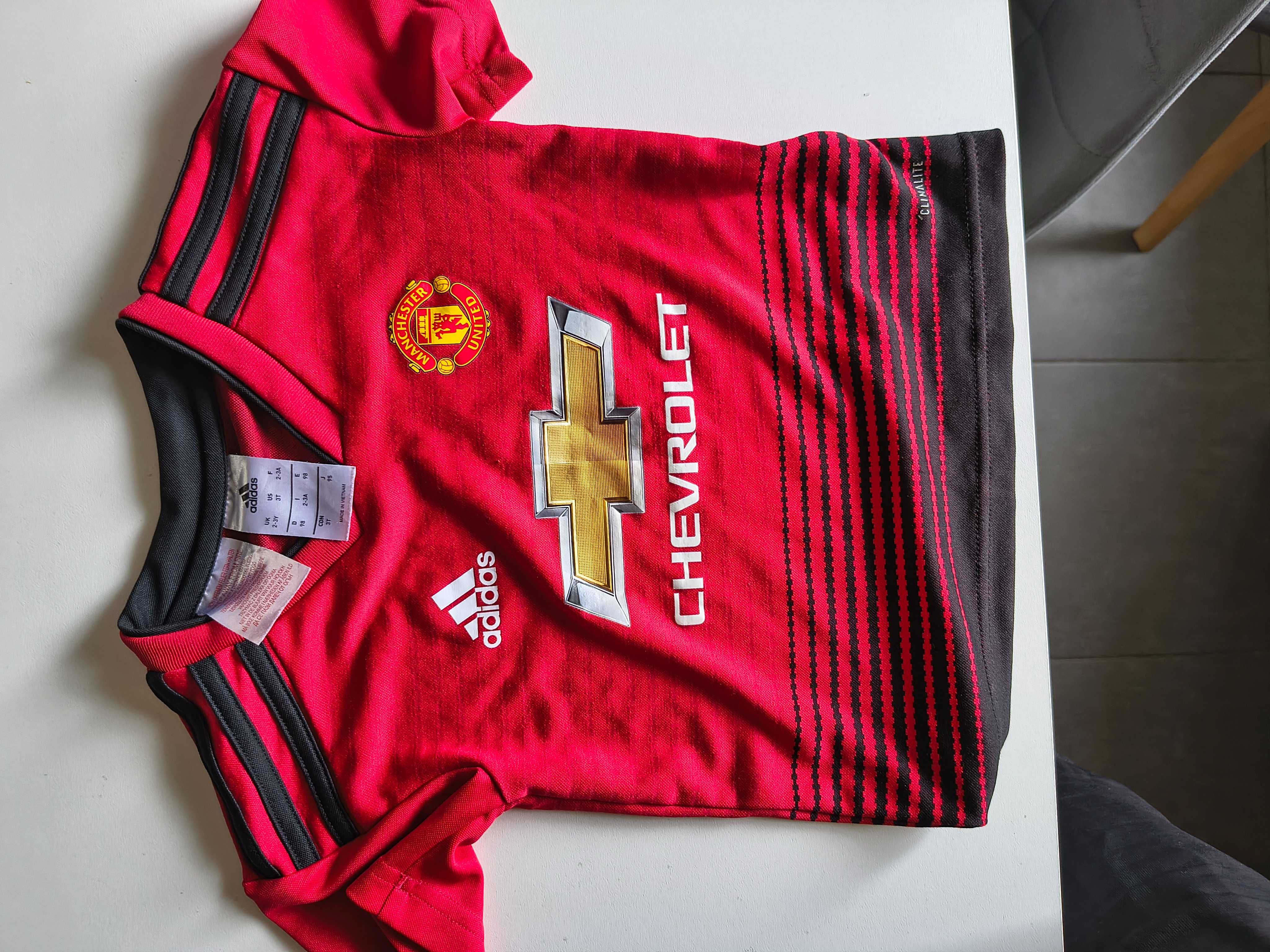 2x Bluzka  Manchester united Adidas Nike dziecieca