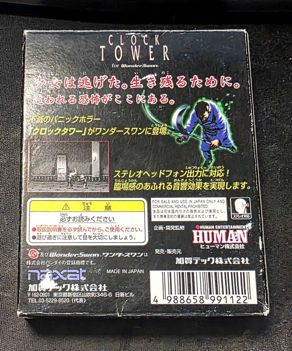 UNIKAT! Kompletny Clock Tower na konsolę Wonderswan
