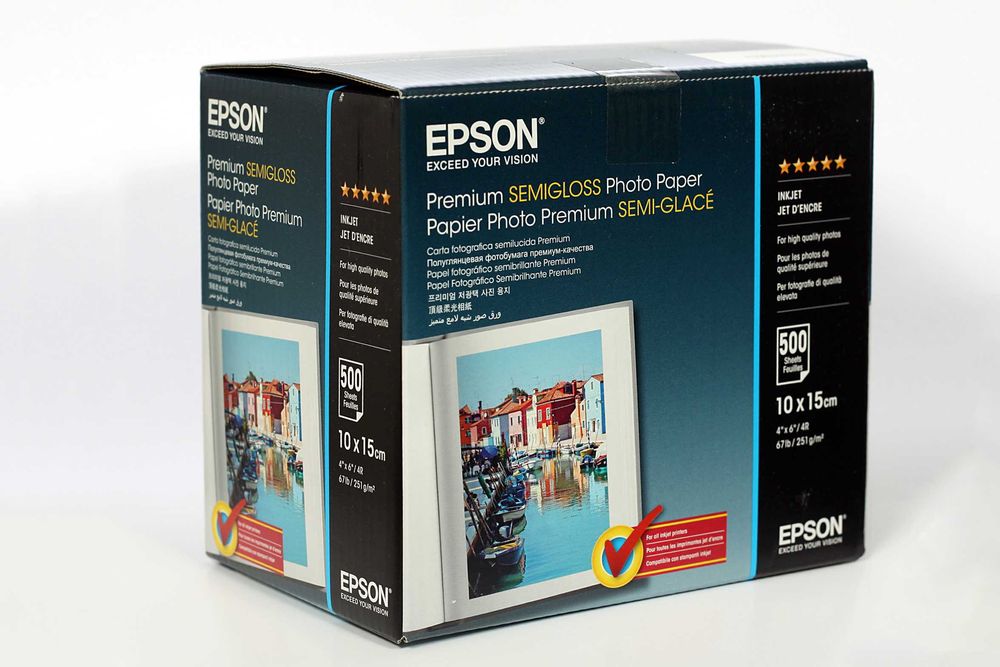 Фотопапір Epson 10х15 Premium Semigloss Photo Paper 500 (C13S042200)