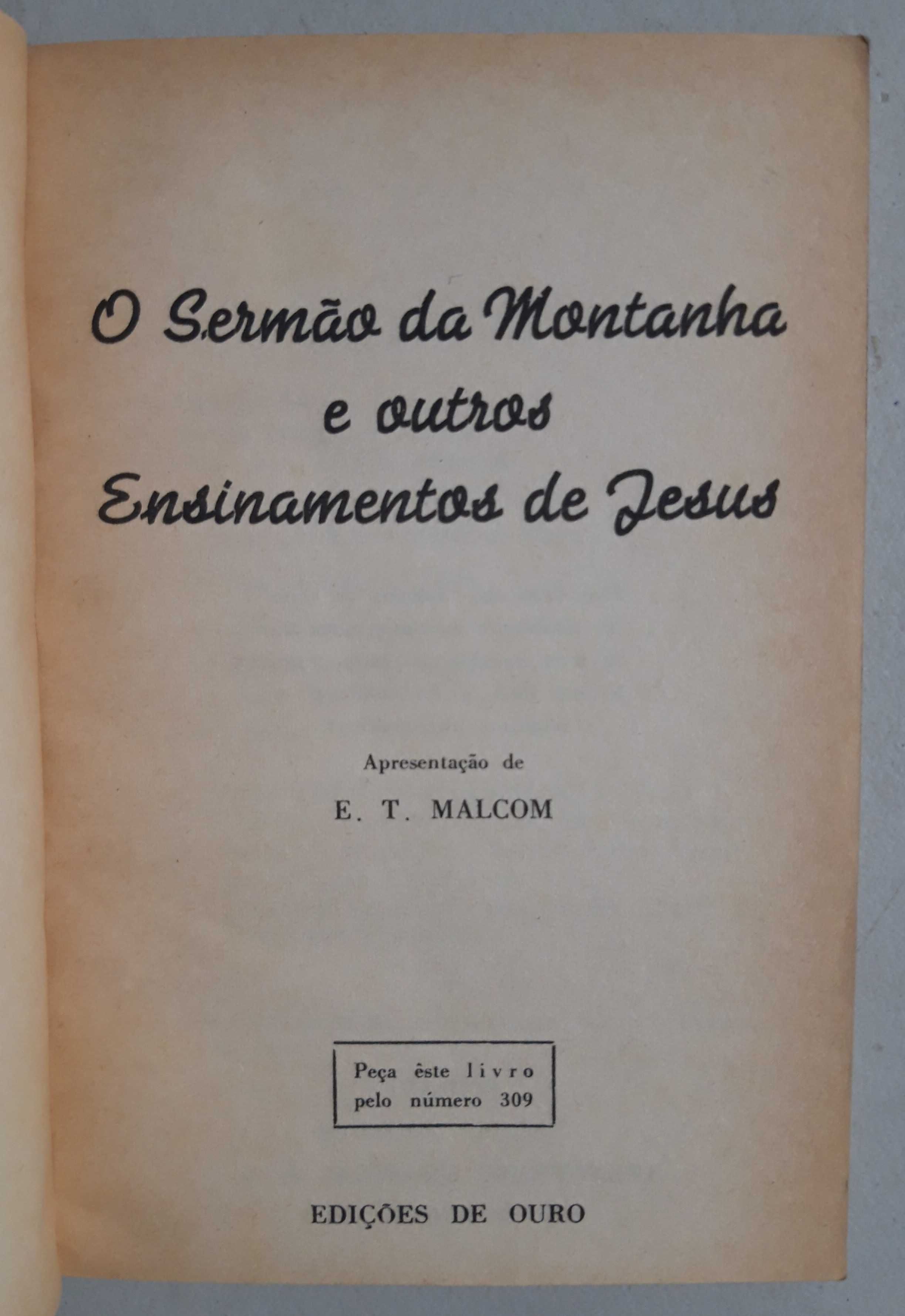 Livro PA-6 - E. T. Malcom - O Sermão da Montanha