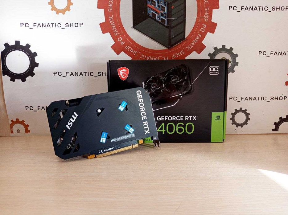 Відеокарта MSI GeForce RTX 4060 VENTUS 2X BLACK 8G OC Гарантія 6 міс