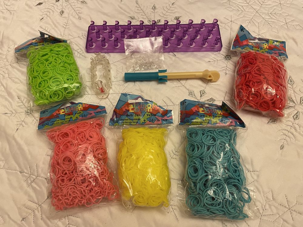 Набір для плетіння браслетів з гумок Rainbow Loom