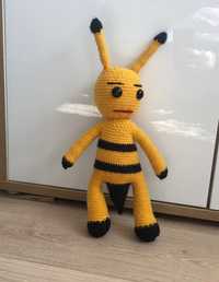 Pszczólka maskotka na szydełku handmade