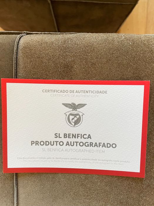 camisola benfica otamendi autografada certificado Adidas oficial