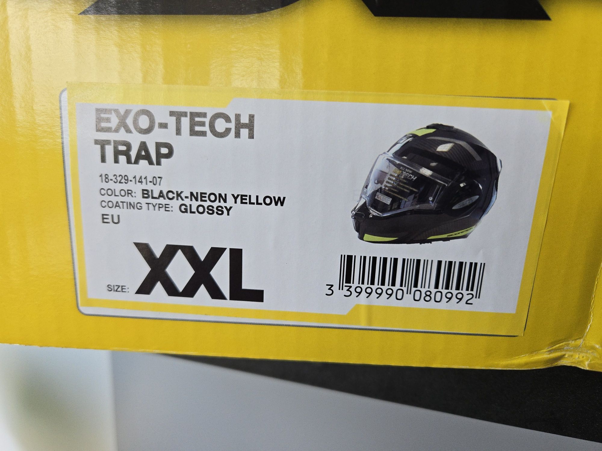 Kask motocyklowy Scorpion Evo tech trap  XXL