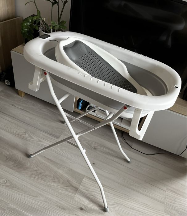PRIMABOBO Wanienka składana premium ze stojakiem dla dziecka fotelik